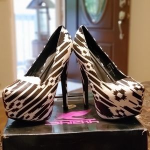Zebra striped heals.